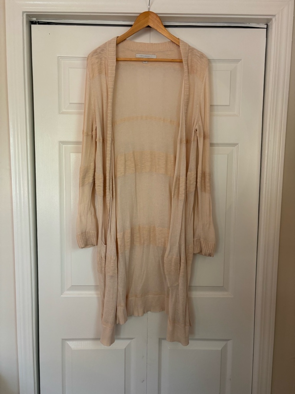 LC Lauren Conrad Beige Duster Cardigan XL